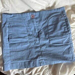 Y2K Bebe Mini Powder Blue Skirt size 4